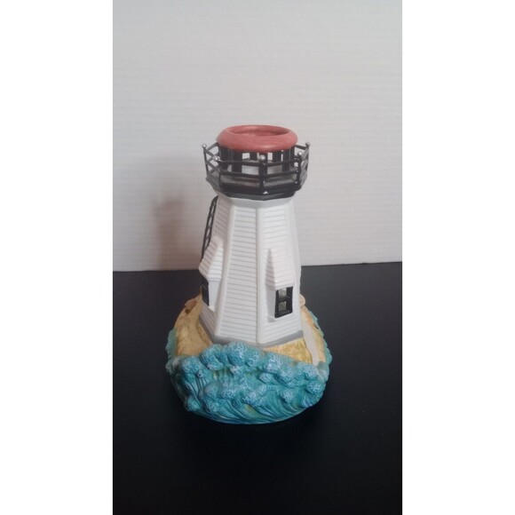 2003 PARTY LITE EXCLUSIVE "PLYMOUTH LIGHT" PORCELAIN CANDLE HOLDER - Picture 4 of 5